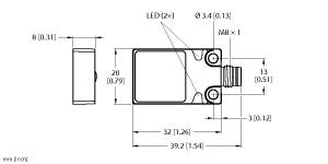 TURCK BI7-Q08-VN6X2-V1141 Inductive Sensors