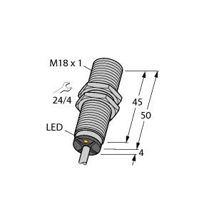 TURCK BI8-EM18-VP45XLD Inductive Sensors