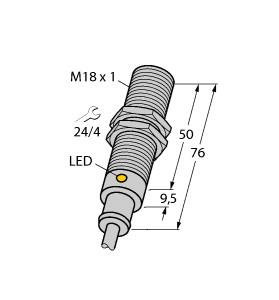 TURCK BI8-M18T-AN6X Inductive Sensors