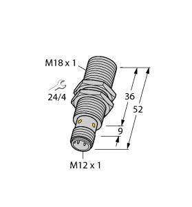TURCK BI8U-EM18WD-VP6X-H1141 Inductive Sensors