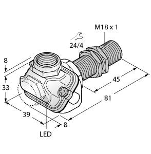TURCK BI8U-EM18WDTC-AP6X Inductive Sensors