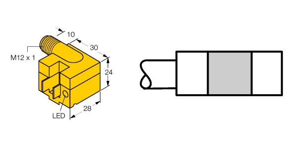 TURCK BIM-AKT-AD4X-H1141 W/KLA1 Magnetic Sensors