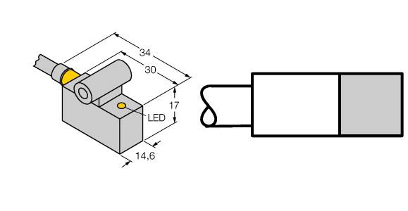 TURCK BIM-IKE-AN6X W/KLI3 Magnetic Sensors