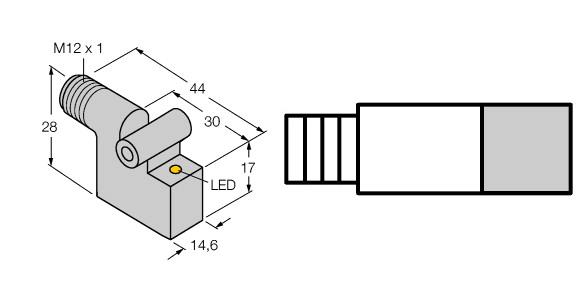 TURCK BIM-IKE-AP6X-H1141 W/KLI5 Magnetic Sensors