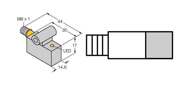 TURCK BIM-IKE-AP6X-V1131 W/KLI1 Magnetic Sensors
