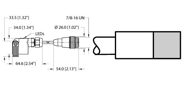 TURCK BIM-IKM-AZ3X2-0.2-RSM30 W/KLI3 Magnetic Sensors