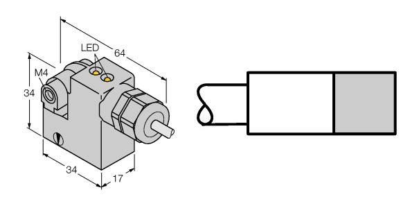 TURCK BIM-IKM-AZ3X2 W/KLI3 Magnetic Sensors