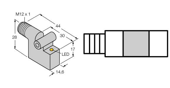 TURCK BIM-IKT-AP6X-H1141 W/KLI3 Magnetic Sensors