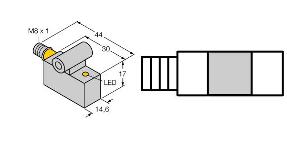TURCK BIM-IKT-AP6X-V1131 W/KLI3 Magnetic Sensors