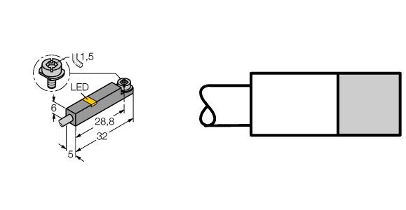 TURCK BIM-INT-Y1X 7M Magnetic Sensors