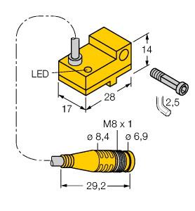 TURCK BIM-NST-AP6X-0.2-PSG3M W/O BKT Magnetic Sensors