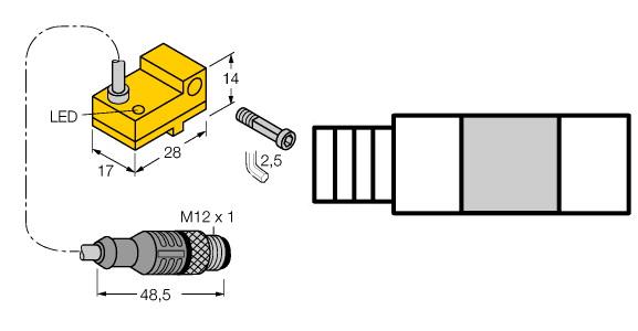TURCK BIM-NST-RP6X-0.2-RS4T W/O BKT Magnetic Sensors