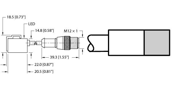TURCK BIM-PSM-AP6X-0.2-RS4T W/O BKT Magnetic Sensors