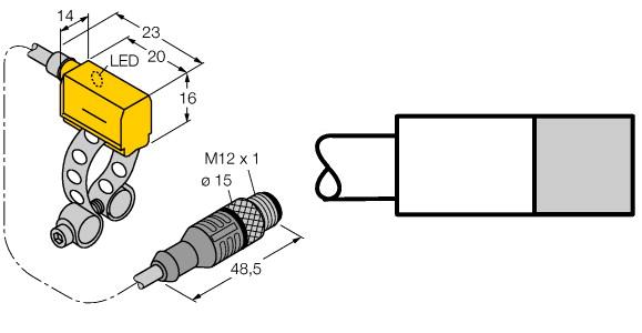 TURCK BIM-PST-AP6X-0.2-RSV4T W/KLP80 Magnetic Sensors