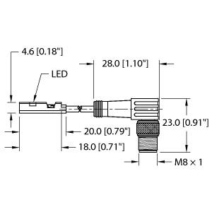 TURCK BIM-UNR-AP6X-0.3-PSW3M W/M Magnetic Sensors