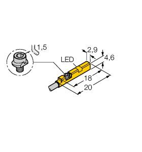 TURCK BIM-UNR-AP6X 1M Magnetic Sensors