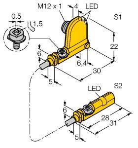 TURCK BIM-UNT-0.5-UNT-2AP6X3-H1141 Magnetic Sensors