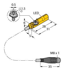 TURCK BIM-UNT-AN6X-0.3-PSG3S Magnetic Sensors