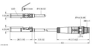 TURCK BIM-UNT-AN6X-1-PSG3M Magnetic Sensors