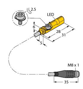 TURCK BIM-UNT-AP6X-0.3-PSG3S/S1153 Magnetic Sensors