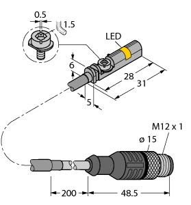 TURCK BIM-UNT-AP6X-0.5-RS4/S1765 Magnetic Sensors