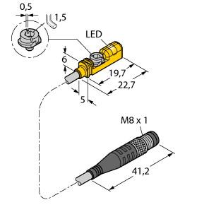 TURCK BIM-UNTK-AP7X-0.3-PSG3M Magnetic Sensors