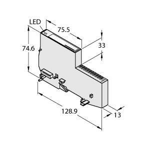 TURCK BL20-E-8DO-24VDC-0.5A-P System-IO