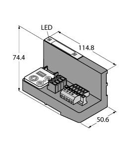 TURCK BL20-GWBR-DNET System-IO
