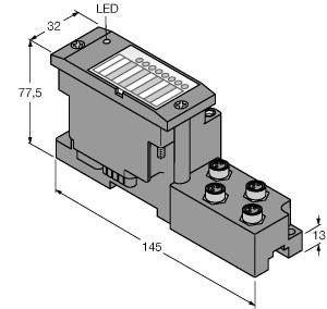 TURCK BL67-B-4M8 System-IO