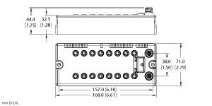 TURCK BLCDN-16M8L-8XSG-P-8XSG-P Block-IO