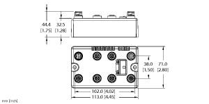 TURCK BLCDN-4M12WMT-4AI-VI Block-IO