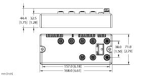 TURCK BLCDN-6M12L-4AI-VI-2AO-V Block-IO