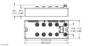 TURCK BLCDN-8M12L-8DI-N-8DI-N Block-IO