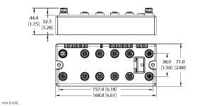TURCK BLCDN-8M12LT-8XSG-PD-8XSG-PD Block-IO