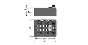 TURCK BLCDN-8M8S-8DI-P Block-IO