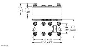TURCK BLCDP-4M12VMT-8XSG-PD Block-IO