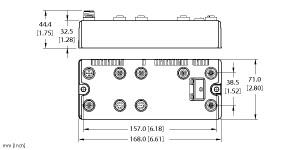TURCK BLCEN-5M12LT-1CNT-ENC-8DI-PD Block-IO