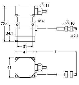 TURCK 100000991 / DW2000-55-7F-H1141 Linear Position Sensors