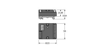 TURCK FDN20-4S-4XSG-DIN Block-IO