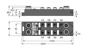 TURCK FDNP-L0808H-TT Block-IO