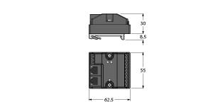 TURCK FEN20-EN1-DIN Block-IO