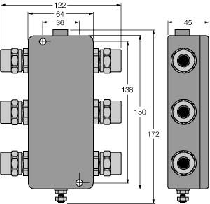 TURCK JBBS-49-T415B/EX Foundation Fieldbus & PROFIBUS-PA
