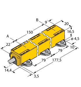 TURCK 1590731 / LI150P1-Q17LM1-LIU5X2 Linear Position Sensors