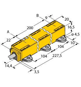 TURCK 1590732 / LI200P1-Q17LM1-LIU5X2 Linear Position Sensors