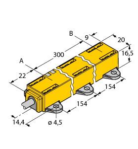 TURCK 1590757 / LI300P1-Q17LM1-LIU5X2 Linear Position Sensors