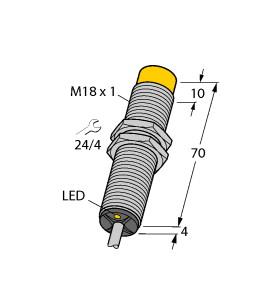 TURCK NI10-G18-AZ3X 70MM Inductive Sensors