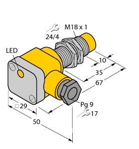 TURCK NI10-G18SK-Y1X Inductive Sensors