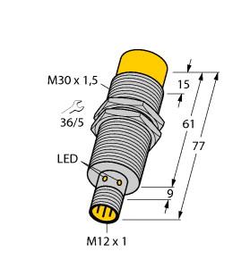 TURCK NI15-EM30E-Y0X-H1141 Inductive Sensors