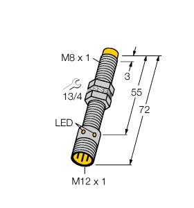 TURCK NI2-G08-AN7X-H1341 Inductive Sensors