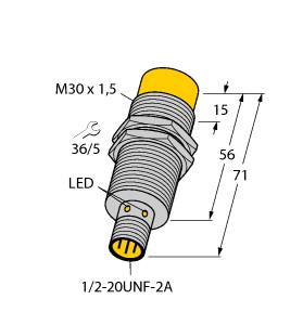 TURCK NI20-G30-ADZ30X2-B3131 Inductive Sensors